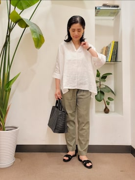 浪口　絵美さん（レディース・164cm）の夏コーディネート