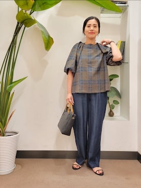 浪口　絵美さん（レディース・164cm）の夏コーディネート