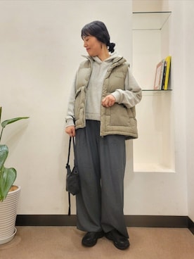 「EKAL（エカル）のアイテム」を使った、浪口　絵美さん（レディース・164cm）の秋コーディネート