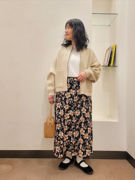 「アイテム（その他シューズ）」を使った、浪口　絵美さん（レディース・164cm）の冬コーディネート