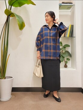 浪口　絵美さん（レディース・164cm）の秋コーディネート