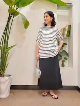 浪口　絵美さん（レディース・164cm）の夏コーディネート