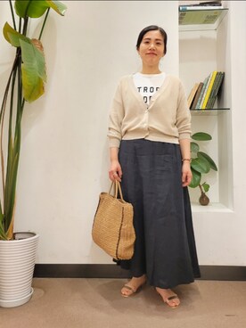 浪口 絵美さん(レディース・164cm)の春コーディネート
