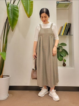 「MARCO BIANCHINI（マルコビアンチーニ）のアイテム」を使った、emiinamiiさん（レディース・164cm）の夏コーディネート