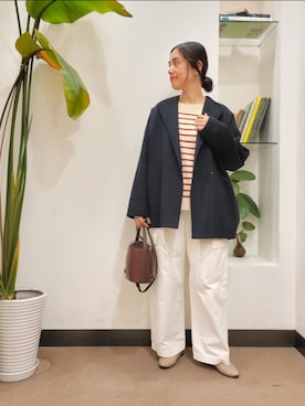 「URBAN RESEARCH DOORS」｜浪口　絵美さん（レディース・164cm）の秋コーディネート