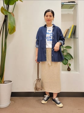 浪口　絵美さん（レディース・164cm）の春コーディネート