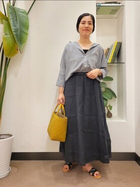 浪口　絵美さん（レディース・164cm）の夏コーディネート