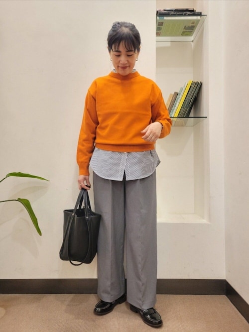 かぐれ　新品タグ付き　スウェットフーディープルオーバー　アーバンリサーチドアーズ セール】モックネックスウェットプルオーバー（スウェット）｜URBAN