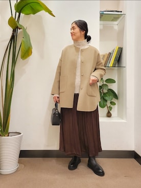 浪口　絵美さん（レディース・164cm）の冬コーディネート