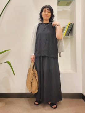 浪口　絵美さん（レディース・164cm）の夏コーディネート