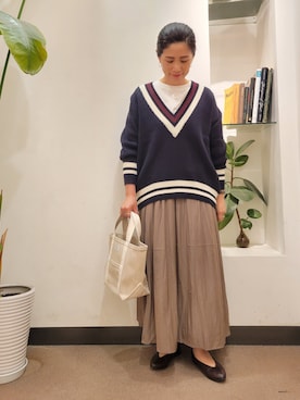 浪口　絵美さん（レディース・164cm）の秋コーディネート