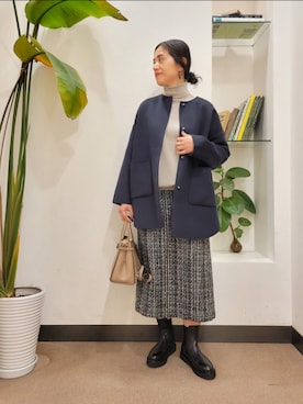 「URBAN RESEARCH DOORS」｜浪口　絵美さん（レディース・164cm）の秋コーディネート