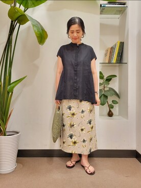 浪口 絵美さん(レディース・164cm)の夏コーディネート