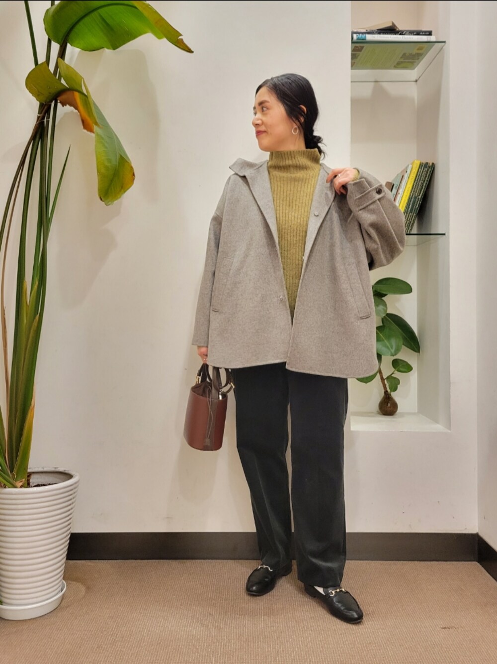 かぐれ　ウールフードショートコート 楽天市場】ウールフードショートコート／かぐれ（kagure