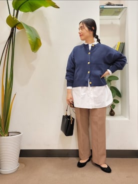 「URBAN RESEARCH DOORS」｜浪口　絵美さん（レディース・164cm）の秋コーディネート