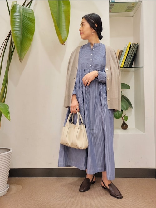 FORK&SPOON テントラインUネックワンピース試着のみ　タグ付き URBAN RESEARCH DOORS｜FORK&SPOON テントラインUネック