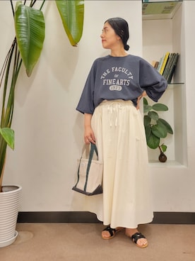 浪口　絵美さん（レディース・164cm）の夏コーディネート