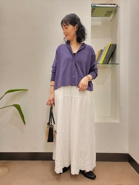 「MARCO BIANCHINI（マルコビアンチーニ）のアイテム」を使った、浪口　絵美さん（レディース・164cm）の秋コーディネート