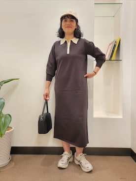 「LY（エルワイ）のアイテム」を使った、浪口　絵美さん（レディース・164cm）の秋コーディネート