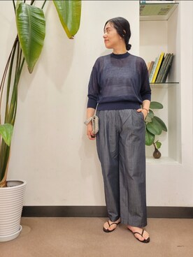 浪口　絵美さん（レディース・164cm）の夏コーディネート