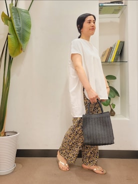 浪口　絵美さん（レディース・164cm）の夏コーディネート