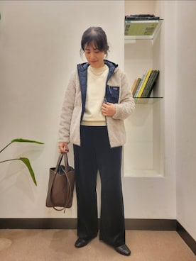 「アイテム（パンプス）」を使った、浪口　絵美さん（レディース・164cm）の秋コーディネート