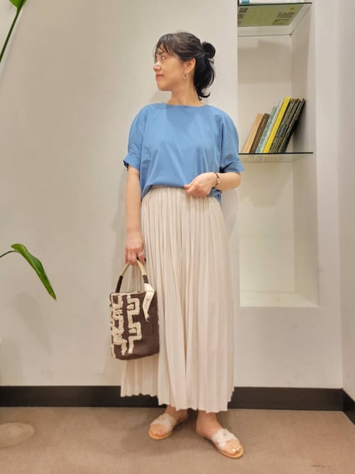【新品】URBAN RESEARCH DOORS ツイルプリーツスカート 4027534_base.jpg