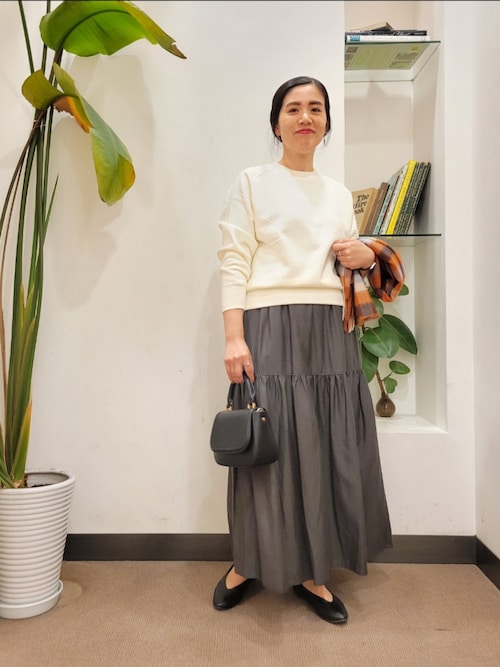 かぐれ（カグレ）の「キュプラコットンティアードスカート