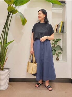 浪口　絵美さん（レディース・164cm）の夏コーディネート