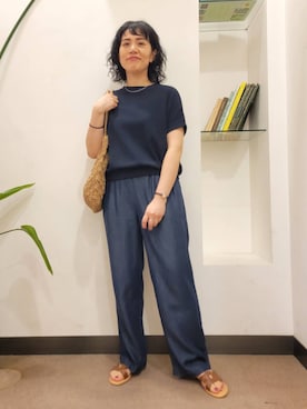 浪口　絵美さん（レディース・164cm）の夏コーディネート