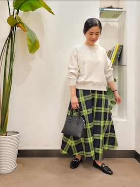 「URBAN RESEARCH DOORS」｜浪口　絵美さん（レディース・164cm）の秋コーディネート