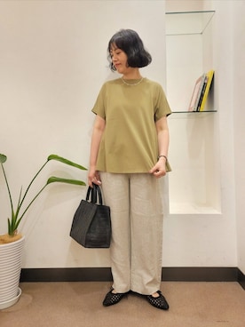 浪口 絵美さん(レディース・164cm)の夏コーディネート