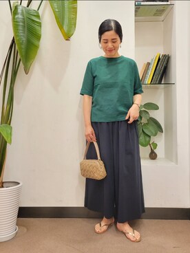 浪口　絵美さん（レディース・164cm）の夏コーディネート