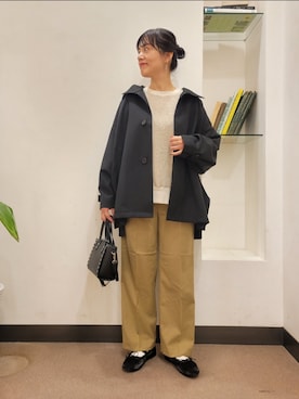 「かぐれ（カグレ）のアイテム（その他アウター）」を使った、浪口　絵美さん（レディース・164cm）の秋コーディネート