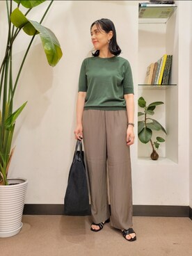 浪口 絵美さん(レディース・164cm)の夏コーディネート