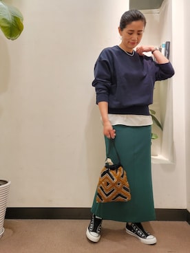 浪口　絵美さん（レディース・164cm）の秋コーディネート