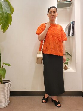 浪口　絵美さん（レディース・164cm）の夏コーディネート