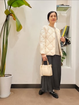 「URBAN RESEARCH DOORS」｜浪口　絵美さん（レディース・164cm）の秋コーディネート