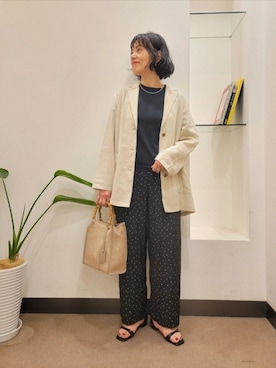 浪口 絵美さん(レディース・164cm)の夏コーディネート
