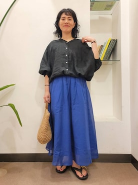 「URTECH」｜emiinamiiさん（レディース・164cm）の夏コーディネート