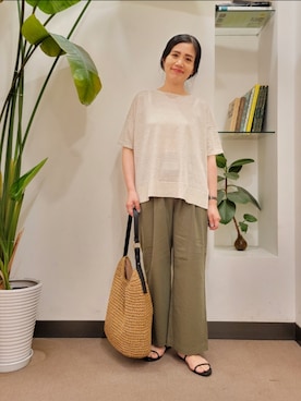 浪口　絵美さん（レディース・164cm）の夏コーディネート