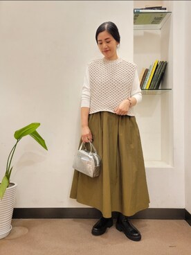 浪口　絵美さん（レディース・164cm）の秋コーディネート