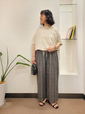 浪口 絵美さん(レディース・164cm)の夏コーディネート