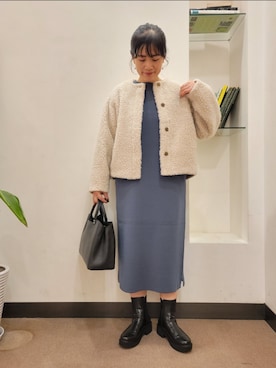 「かぐれ（カグレ）のアイテム（その他アウター）」を使った、浪口　絵美さん（レディース・164cm）の秋コーディネート