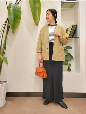 浪口　絵美さん（レディース・164cm）の秋コーディネート