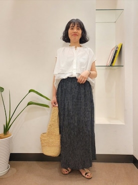 浪口 絵美さん(レディース・164cm)の夏コーディネート