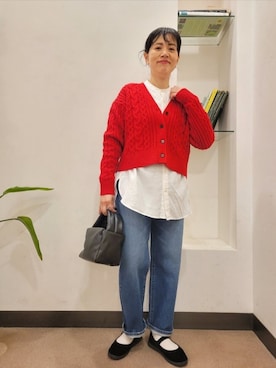 「アイテム（その他シューズ）」を使った、浪口　絵美さん（レディース・164cm）の秋コーディネート