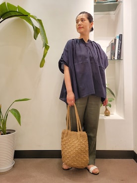 浪口　絵美さん（レディース・164cm）の夏コーディネート