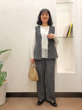 浪口 絵美さん(レディース・164cm)の秋コーディネート