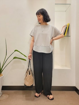 浪口 絵美さん(レディース・164cm)の夏コーディネート